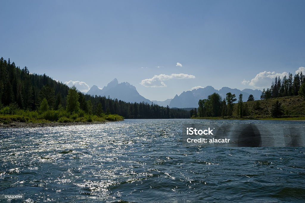 Snake River, Grand Tetons Parco nazionale, Wyoming - Foto stock royalty-free di Acqua