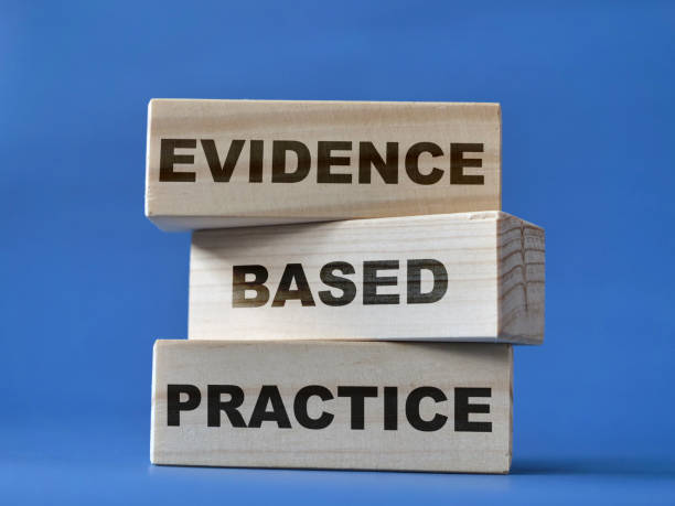 istock Evidence based practice, text words typography written on wooden blocks, life business and health 1755333820
