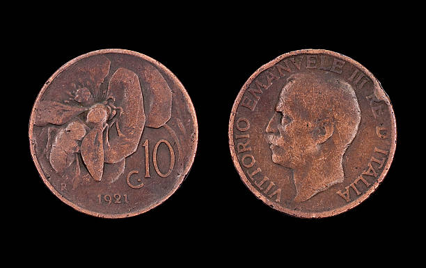 istock Ten-Centesimo-Coin, Italy, 1921 175533833