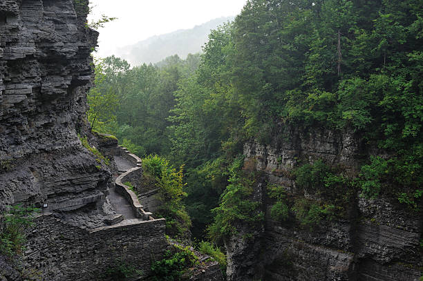 istock Scenic gorge in Robert H. Treman State Park 175534840