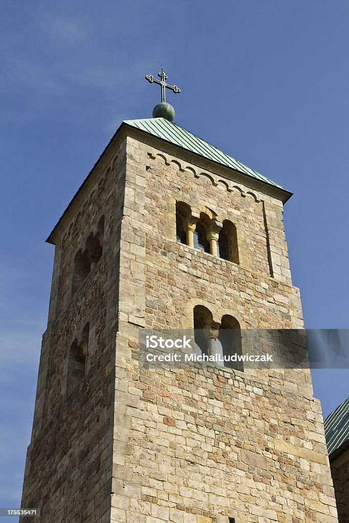 Tum "Collegiate church in the Romanesque style in city of Tum, Poland" Architecture Stock Photo