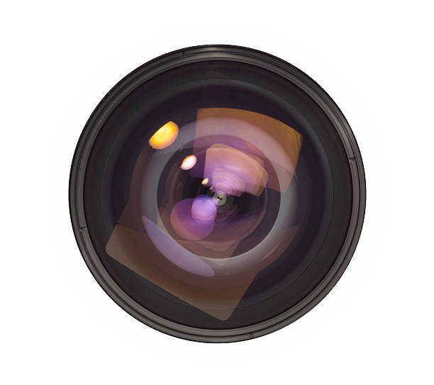 verre optique - fish eye lens photos et images de collection