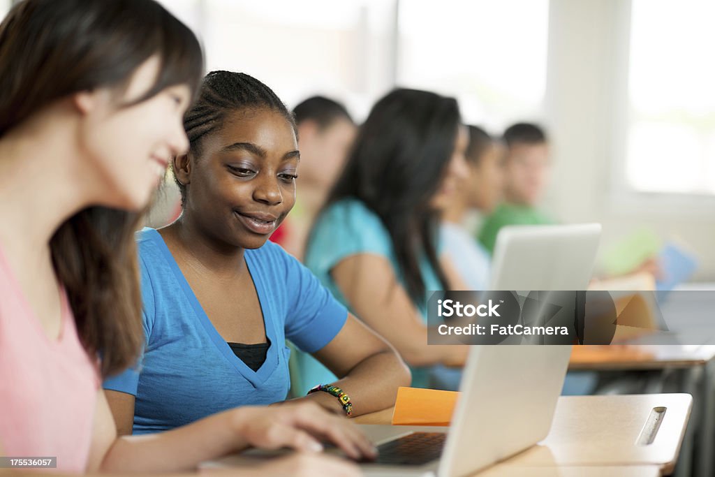 High school-Schüler - Lizenzfrei Afrikanischer Abstammung Stock-Foto