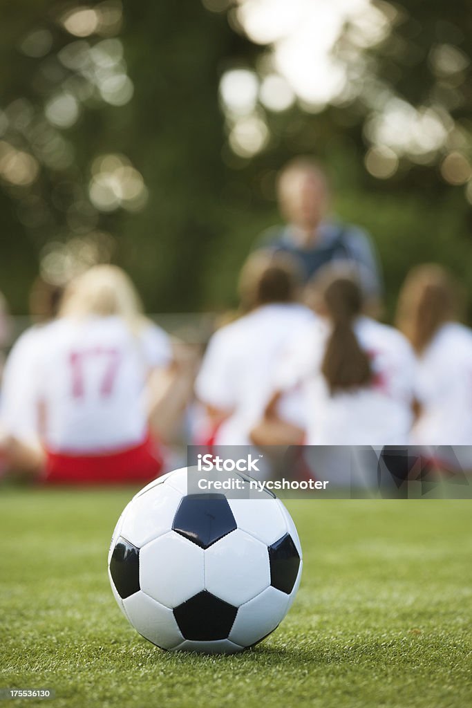 Niñas equipo de fútbol - Foto de stock de Adolescente libre de derechos