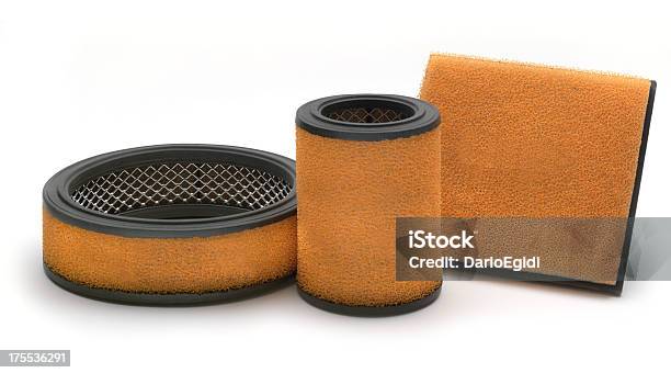 Filtro Aria Motore - Fotografie stock e altre immagini di Arancione - Arancione, Attrezzatura, Carta