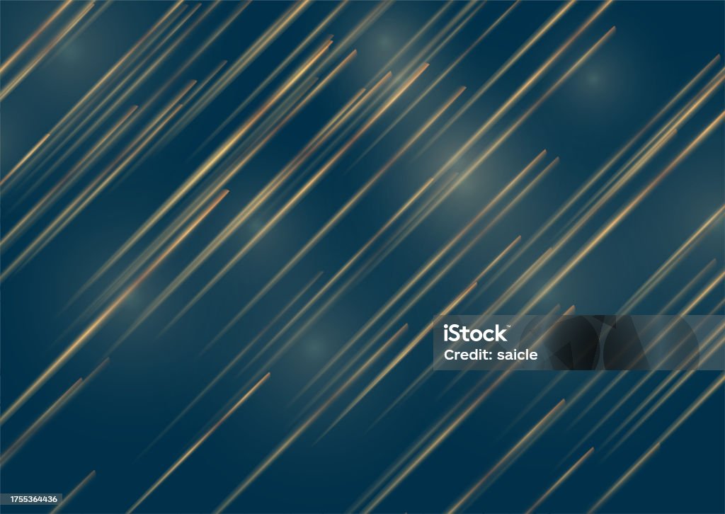Golden Rays Abstract Smooth Golden Rays Abstract Tech Background Stock Illustration ...
