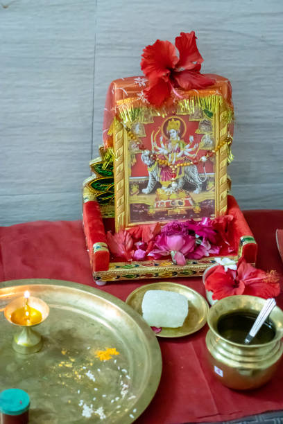 istock hindu goddess durga idol holy worship at home 1755370984