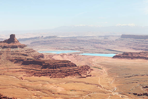 istock View on Salt lakes from Dead Horse Point Utah USA 175537254