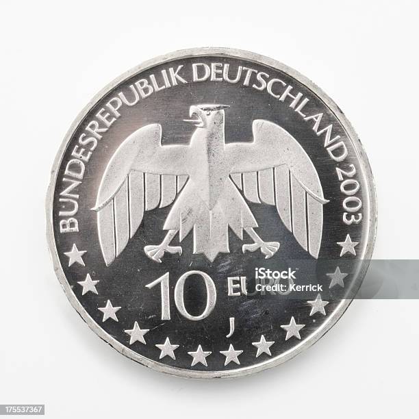 Rückseite Einen 10euromünze Deutschland Stockfoto und mehr Bilder von Bundesadler - Bundesadler, Adler, Deutsche Kultur