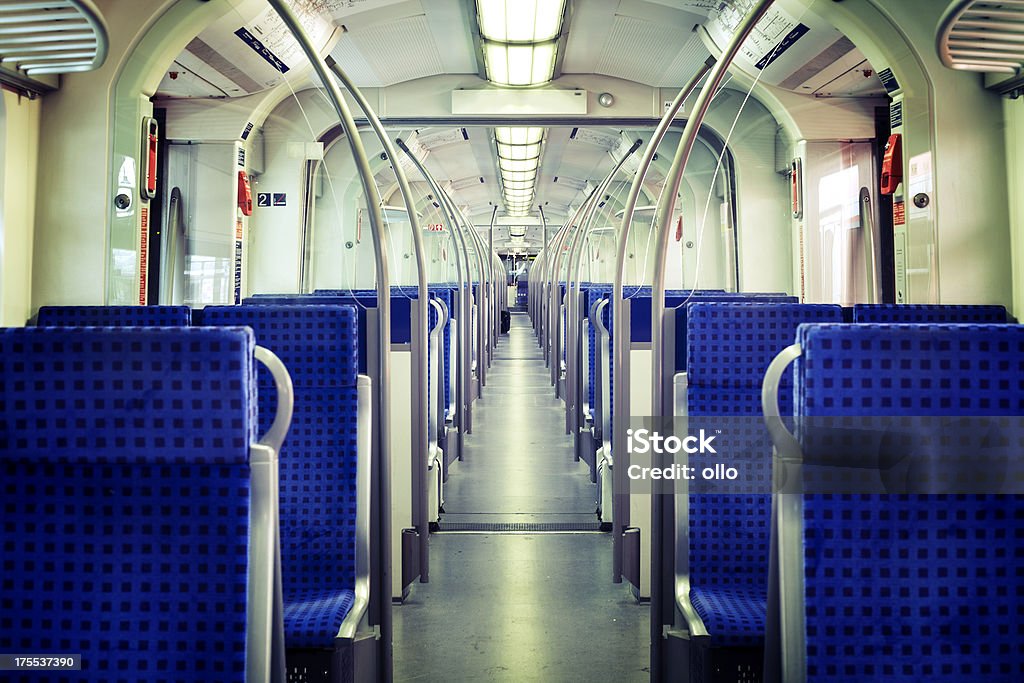 Intérieur de train de banlieue - Photo de Allemagne libre de droits