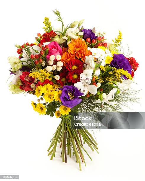 Colorful Flowers Bunch Stock Photo - Download Image Now - Flower, Bouquet, Bunch of Flowers
