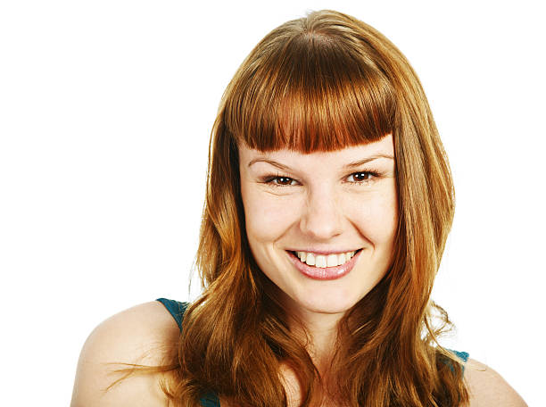 istock Cute young redheaded woman  smiles prettily 175537543