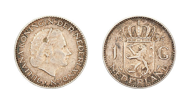istock One-Gulden-Coin, Netherlands, 1955 175537556