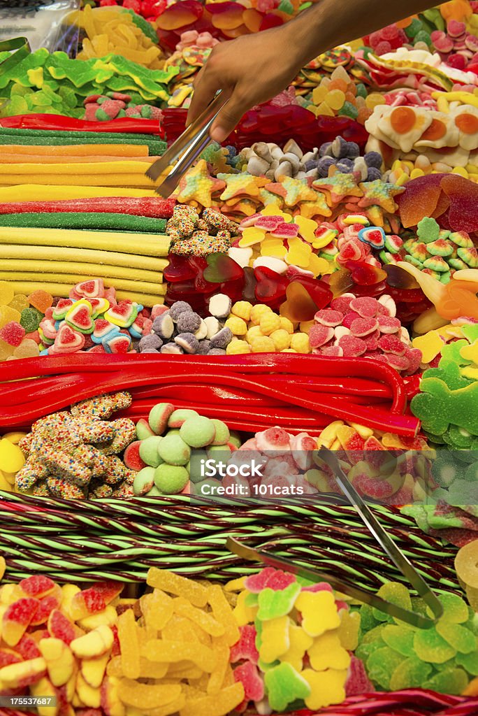 Negozio di dolciumi - Foto stock royalty-free di Alimentazione non salutare