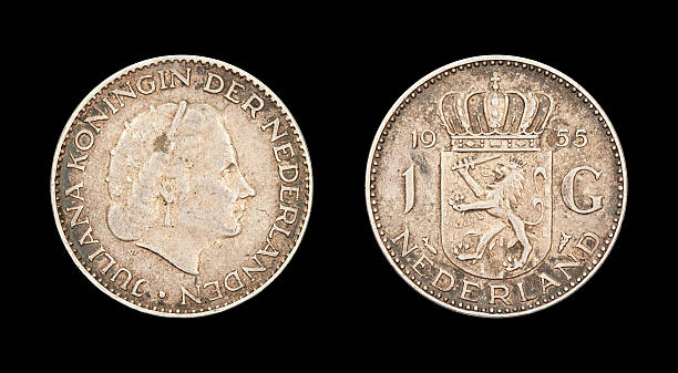 istock One-Gulden-Coin, Netherlands, 1955 175537760