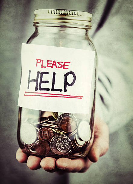 istock Man Collecting Cash Donations 175537891