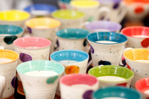 Colorful Coffee Cups\u2028http://www.massimomerlini.it/is/pottery.jpg