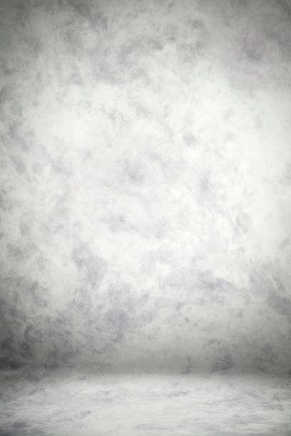 gray studio backdrop - fotoğraf seansı stok fotoğraflar ve resimler