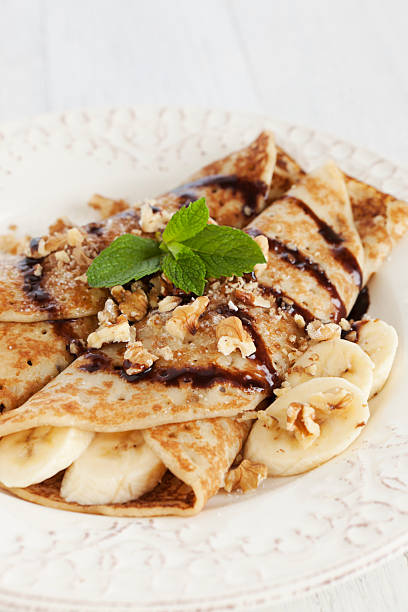 istock Banana walnut crepes 175538861