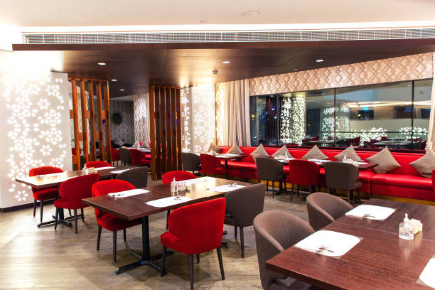istock Interior of stylish bright italian restaurant 1755389817
