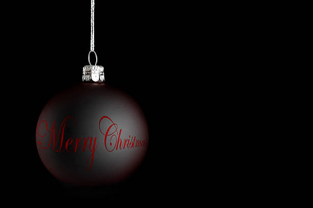 istock Bauble With Merry Christmas Writing 175539130