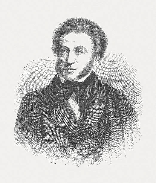 illustrations, cliparts, dessins animés et icônes de alexandre pouchkine (1799-1837), publié en 1882 - pushkin