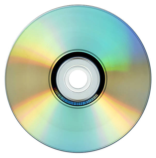 Compact Disc Compact Disc in white Background. compact disc stock pictures, royalty-free photos & images