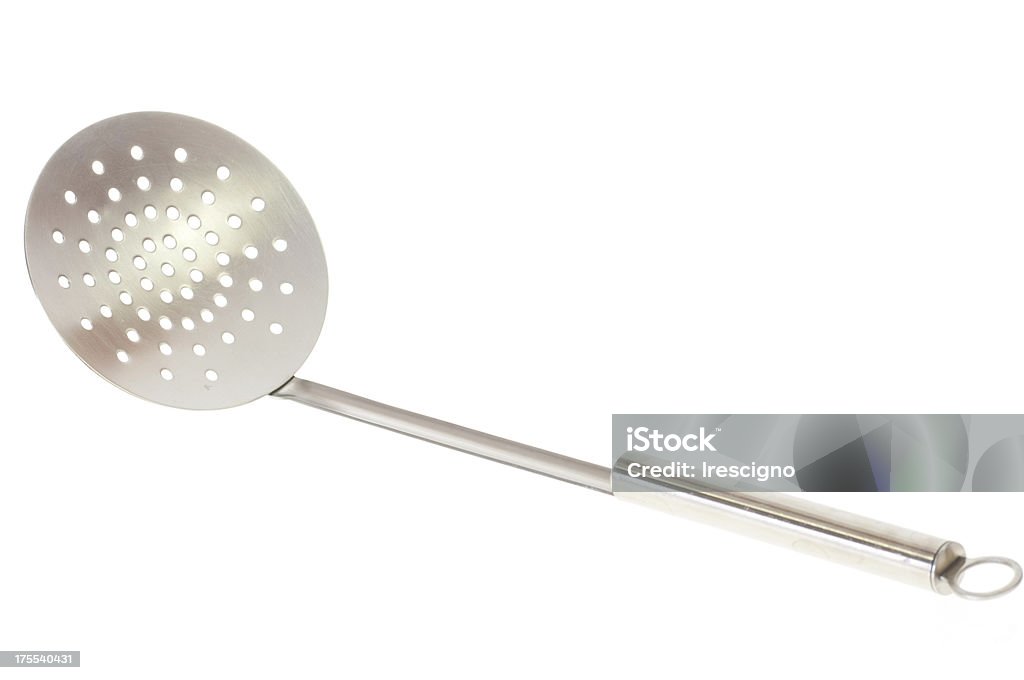 Scanalato cucchiaio-Utensile da cucina - Foto stock royalty-free di Cucchiaio