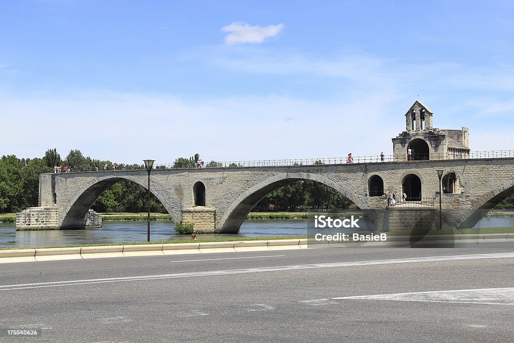 Pont Saint-Pont st nicolas in Avignon, Frankreich - Lizenzfrei Architektur Stock-Foto
