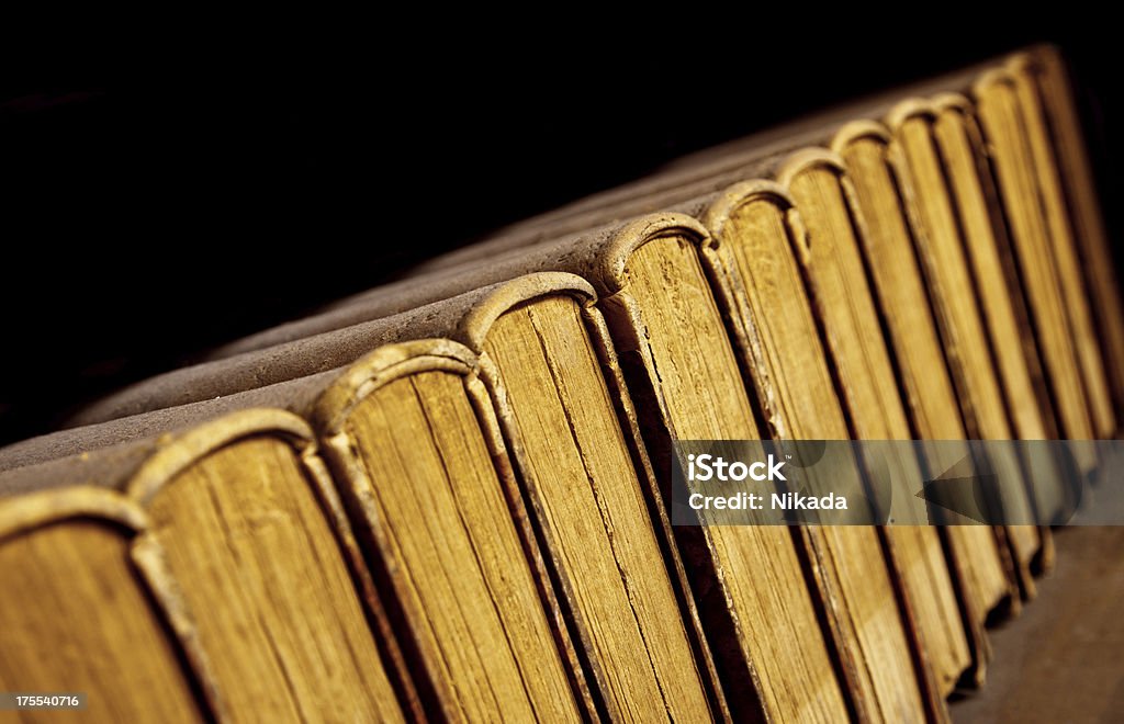 Alte Bücher - Lizenzfrei Bibliothek Stock-Foto