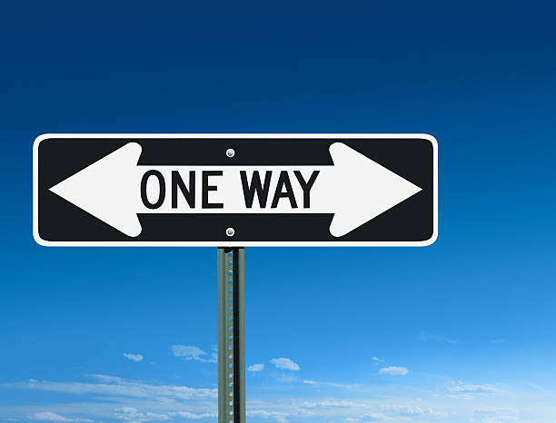 istock One Way Confusion Sign With Left & Right Arrows 175540839