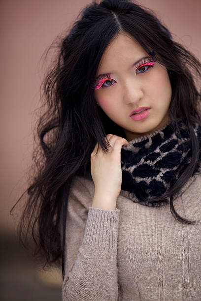 istock Young Asian Woman with Exotic Make-up 175540865