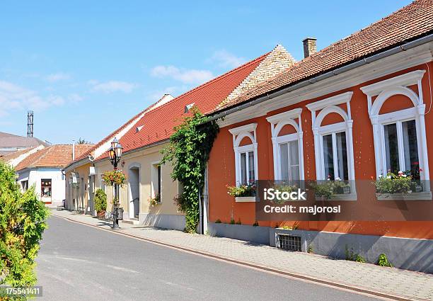 Buildings Of Tokaj City Hungary Stock Photo - Download Image Now - Hungary, UNESCO World Heritage Site, Blue