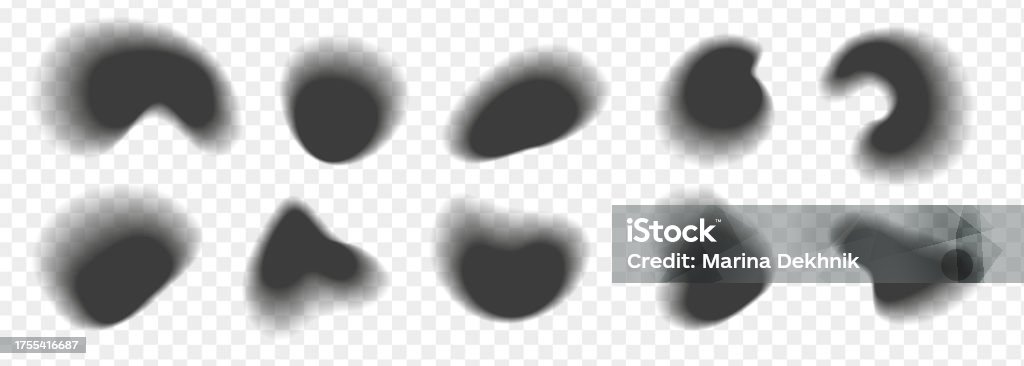 Blurred Random Forms Stock Illustration - Download Image Now - Abstract ...