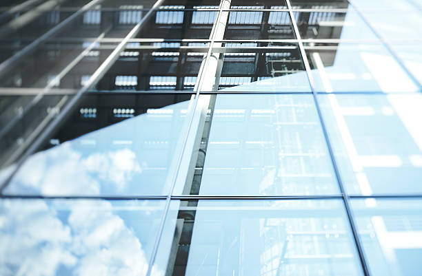 istock Abstract Glass Facade of Modern Office Building 175541674