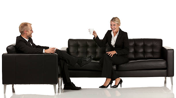 istock Business couple smiling at each other 175541959