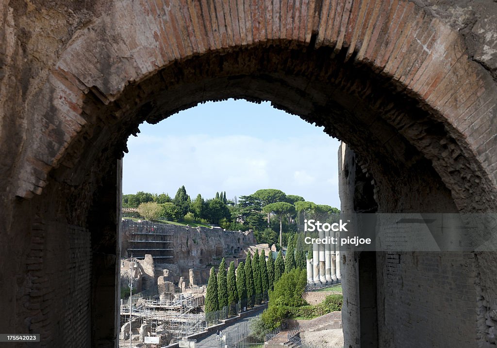 Roman Forum in Rom Italien - Lizenzfrei Alt Stock-Foto