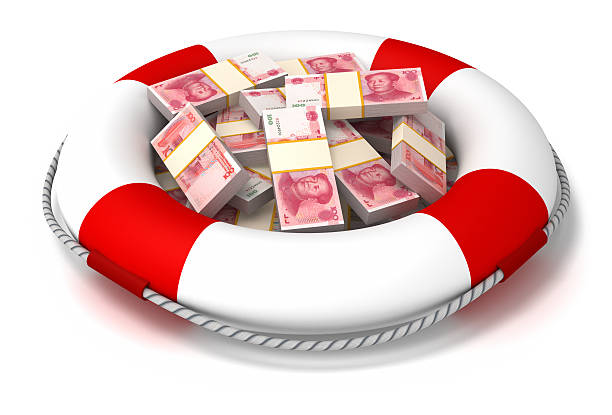 istock Investment and insurance in China. 175542432