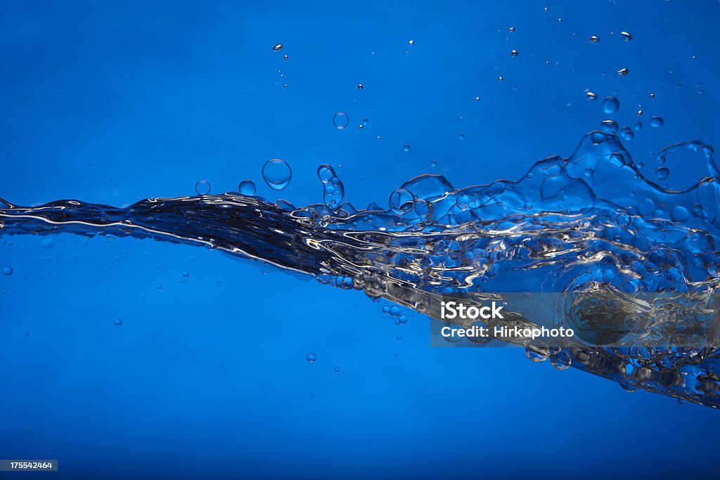 Blue water splash - Foto de stock de Aceite para cocinar libre de derechos