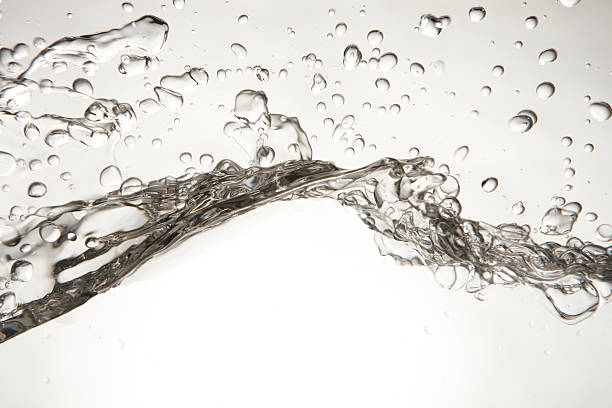 A white background with your water bubbles Water splash caught in action. Shot on Canon EOS 1Ds mark 3 ethanol photos stock pictures, royalty-free photos & images
