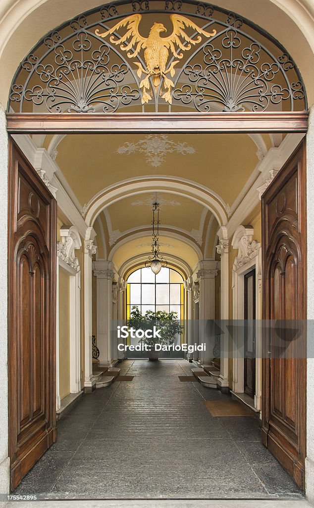 Architettura Torino ingresso - Foto stock royalty-free di Caratteristica architettonica