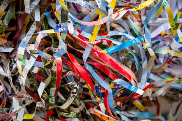 istock Colorful shredded papers wallpaper 1755429936