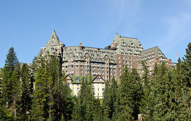 istock Scenic Banff Springs Hotel in Summer 175543837