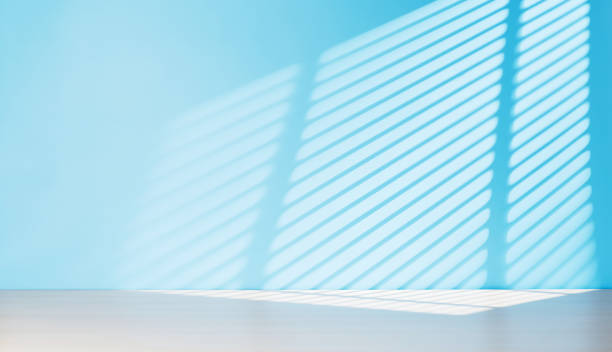 istock Wooden table and sunlit wall, product template 1755442938
