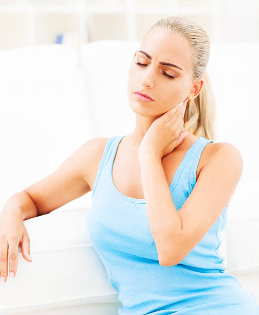 istock Young Woman With Neck Pain 175544703