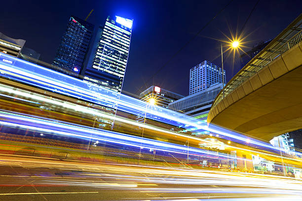 istock City at night with traffic trails 175545457