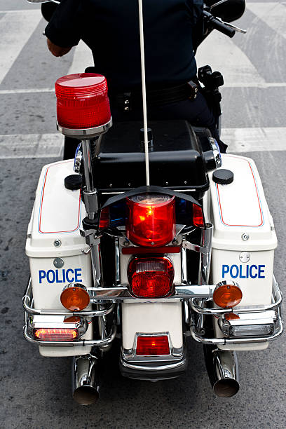 canadian polizeimotorrad - canadian culture flash stock-fotos und bilder