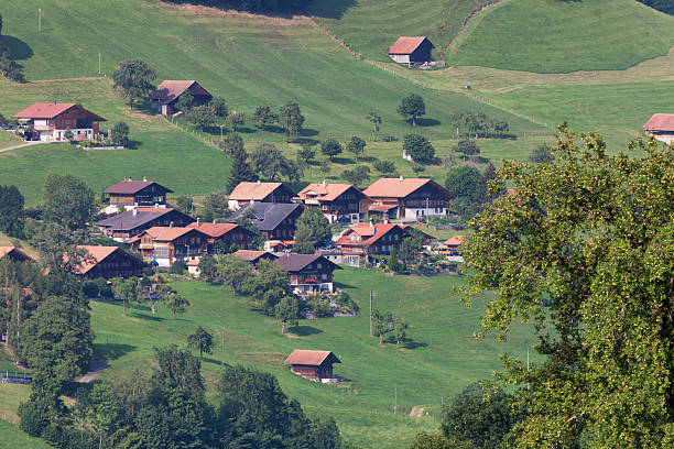 istock Oberwil, Bernese Oberland, Hazy Summer Afternoon 175546266