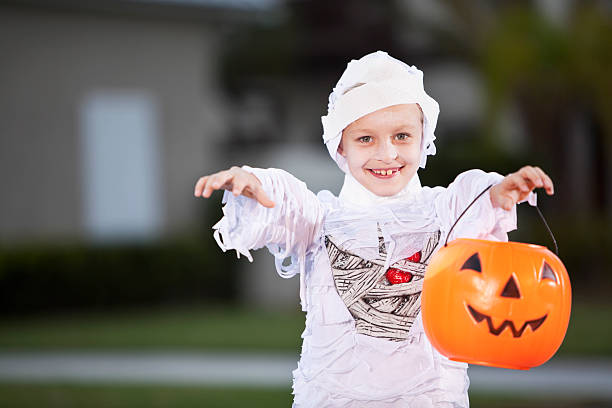istock Boy in halloween costume 175546747