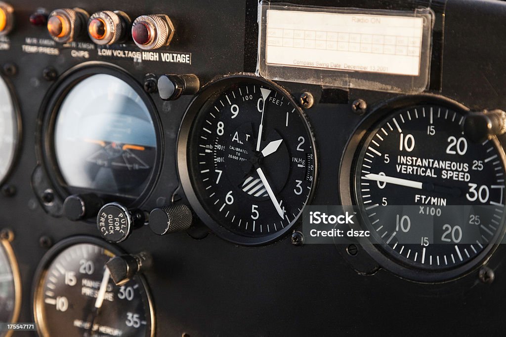 Variometer Gauge Altimeter Variometer And Helicopter Instrument Panel While Airborne ...
